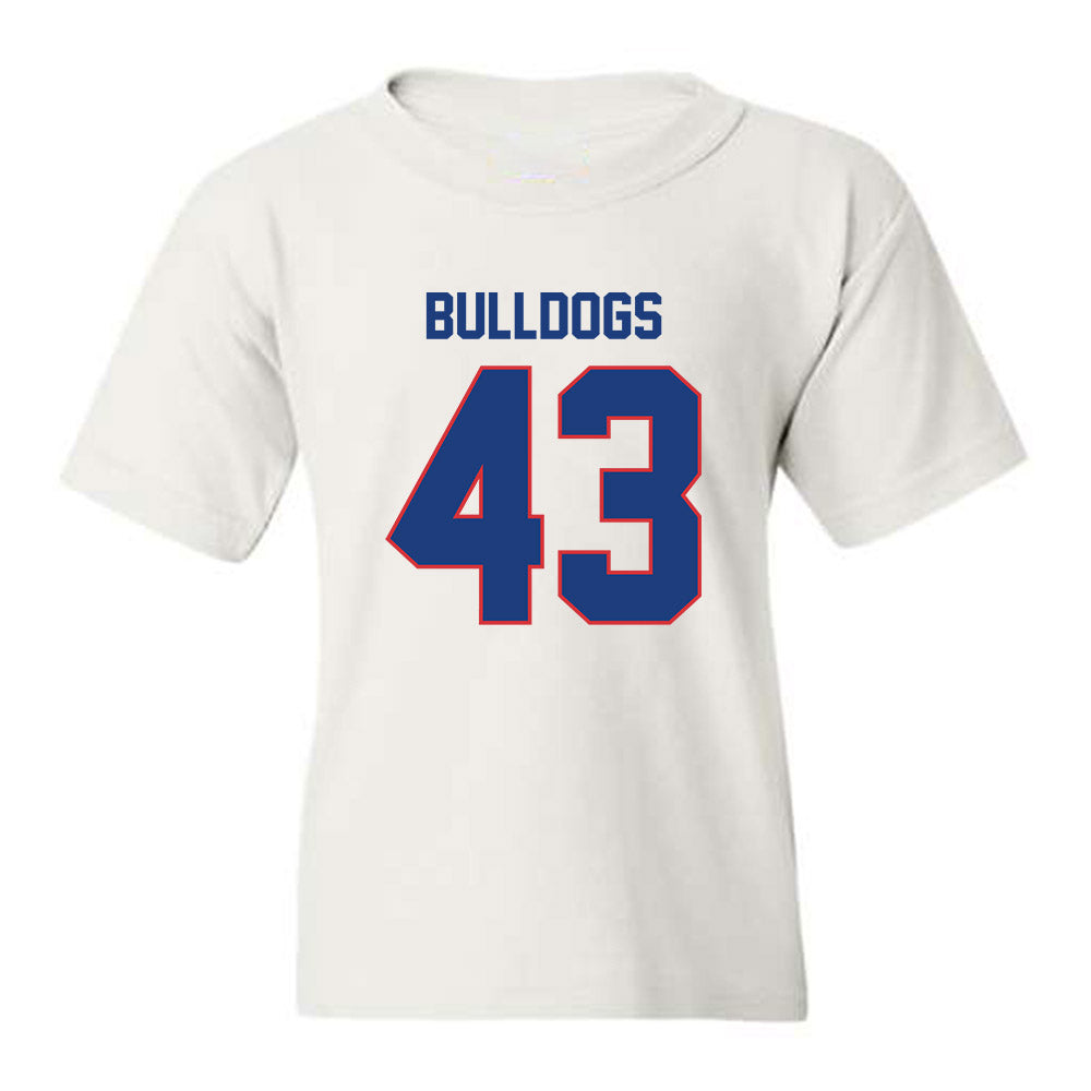 LA Tech - NCAA Football : Drew Henderson - White Replica Shersey Youth T-Shirt