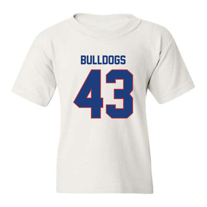 LA Tech - NCAA Football : Drew Henderson - White Replica Shersey Youth T-Shirt