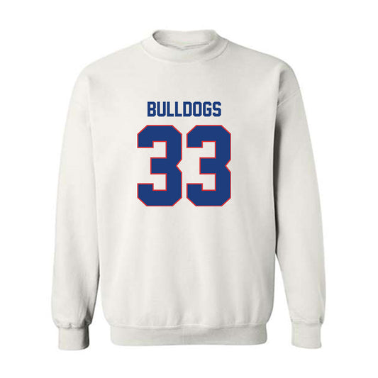 LA Tech - NCAA Football : Tavis Williams - White Replica Shersey Sweatshirt