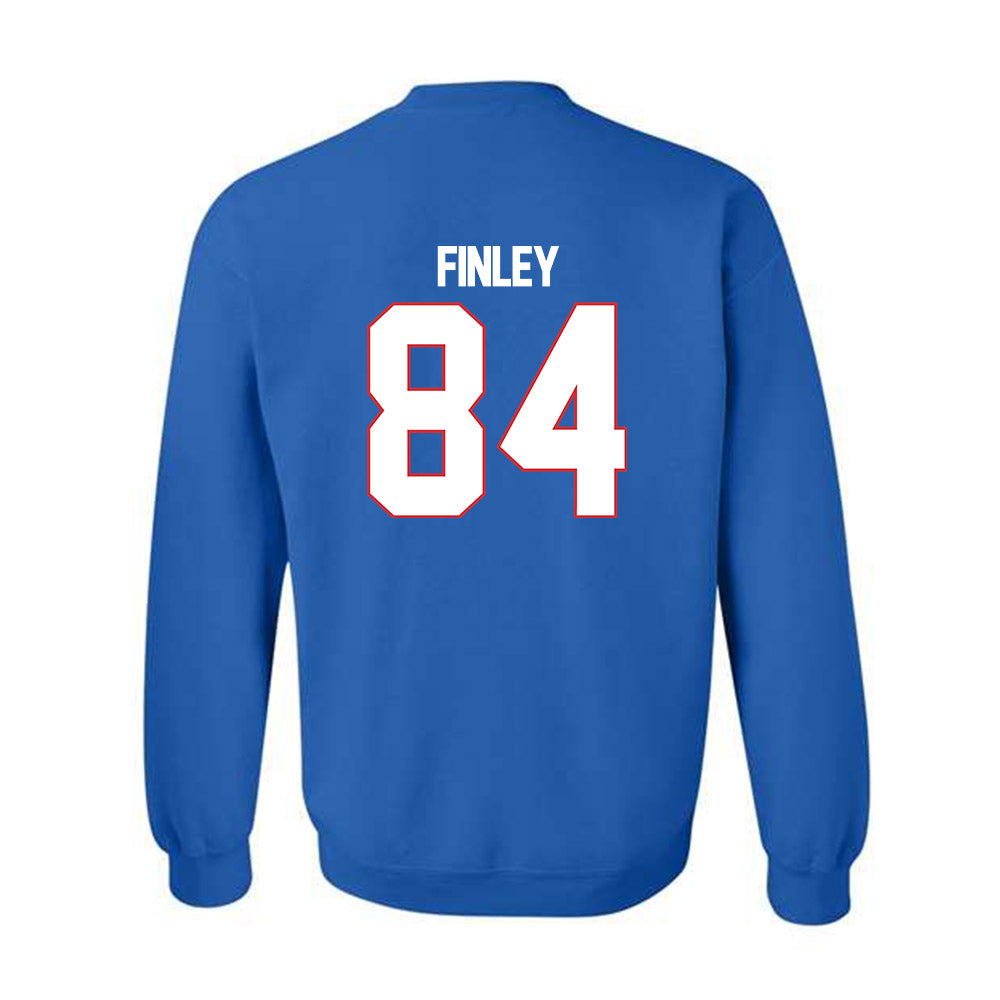 LA Tech - NCAA Football : Elliott Finley - Royal Replica Shersey Sweatshirt