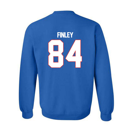 LA Tech - NCAA Football : Elliott Finley - Royal Replica Shersey Sweatshirt