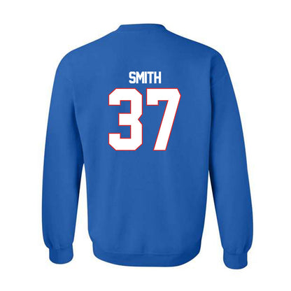 LA Tech - NCAA Football : Logan Smith - Royal Replica Shersey Sweatshirt