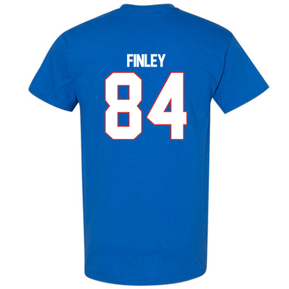 LA Tech - NCAA Football : Elliott Finley - Royal Replica Shersey Short Sleeve T-Shirt
