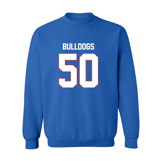 LA Tech - NCAA Football : Gabe Pugh - Royal Replica Shersey Sweatshirt