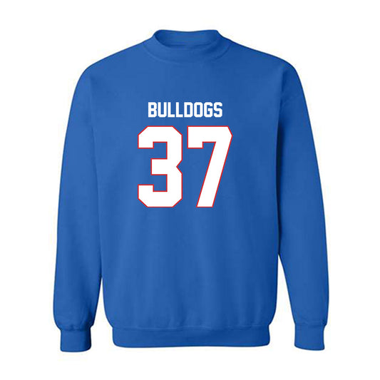 LA Tech - NCAA Football : Logan Smith - Royal Replica Shersey Sweatshirt