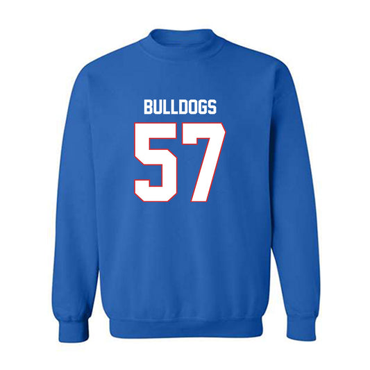 LA Tech - NCAA Football : Jadon Smith - Royal Replica Shersey Sweatshirt