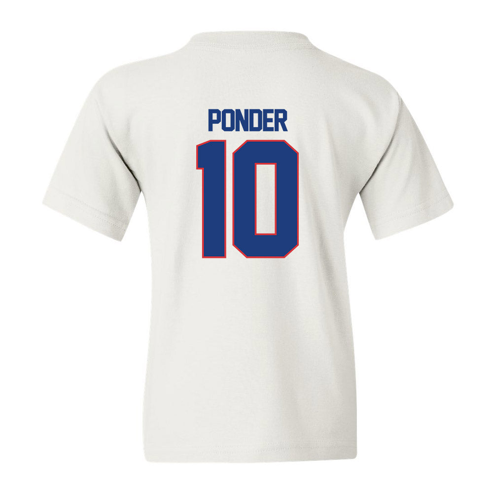 LA Tech - NCAA Men's Basketball : Ben Ponder - Youth T-Shirt Replica Shersey