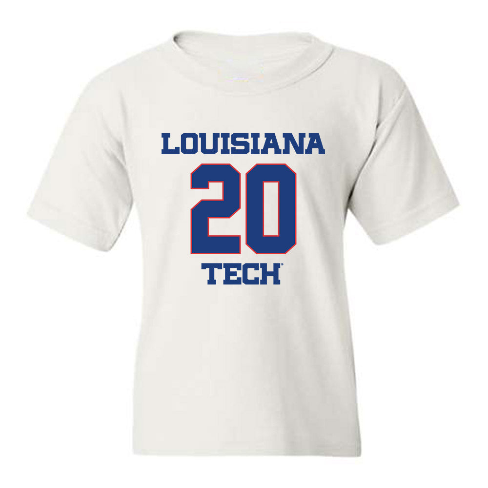 LA Tech - NCAA Men's Basketball : Jordan Crawford - Youth T-Shirt Replica Shersey