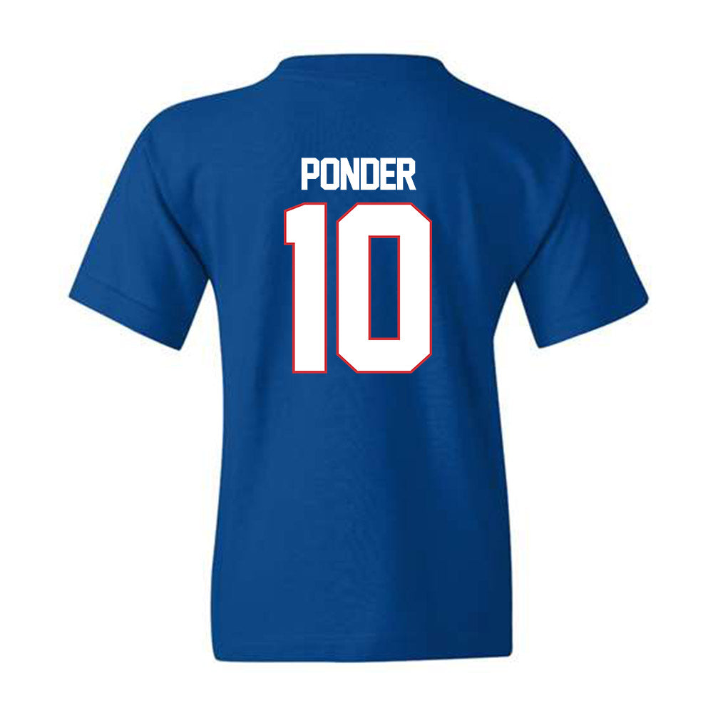 LA Tech - NCAA Men's Basketball : Ben Ponder - Youth T-Shirt Replica Shersey