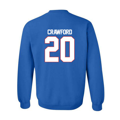 LA Tech - NCAA Men's Basketball : Jordan Crawford - Crewneck Sweatshirt Replica Shersey