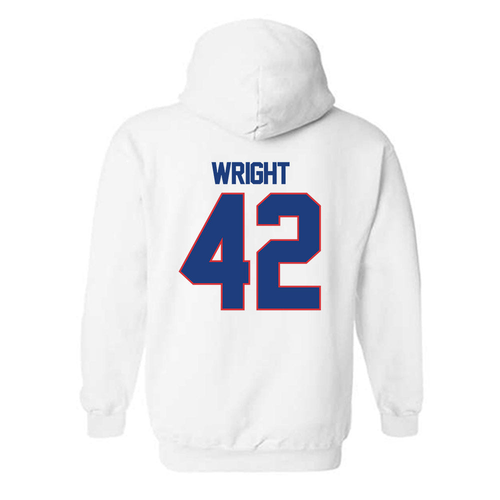 LA Tech - NCAA Softball : Ella Wright - Hooded Sweatshirt Replica Shersey