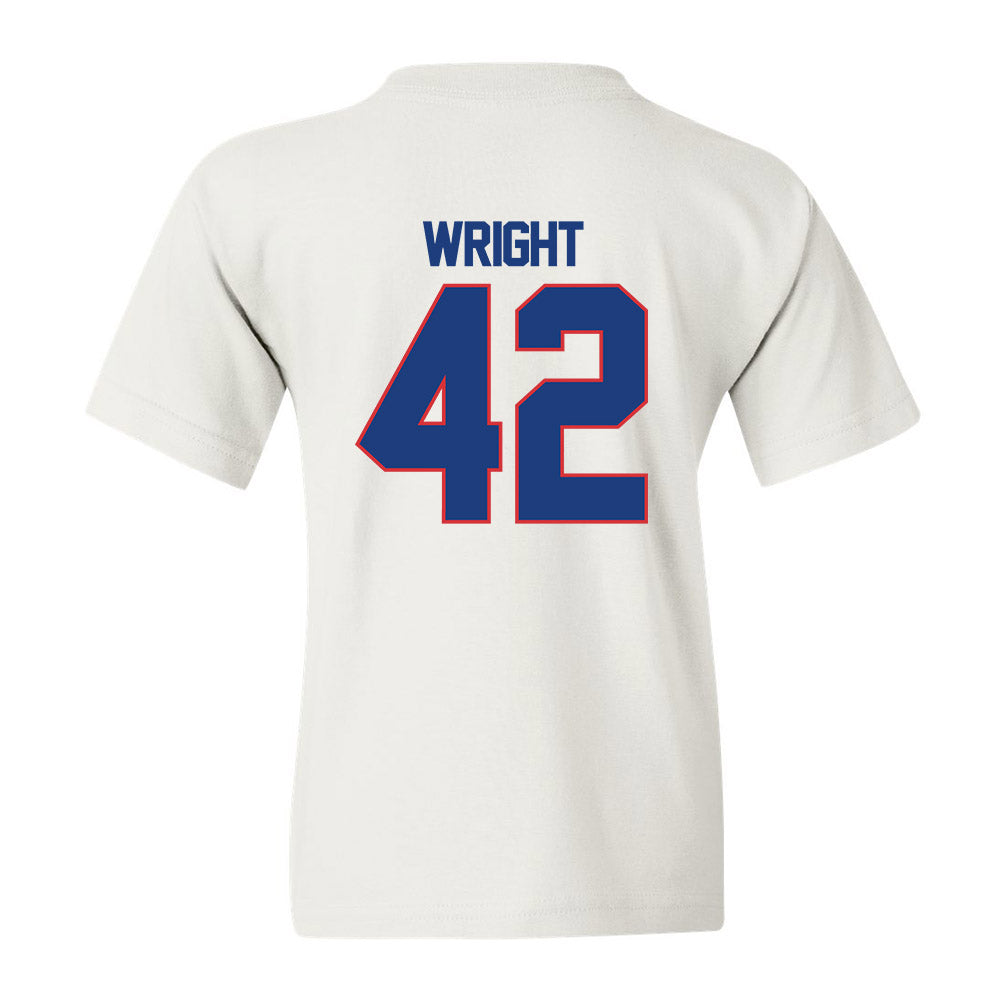 LA Tech - NCAA Softball : Ella Wright - Youth T-Shirt Replica Shersey