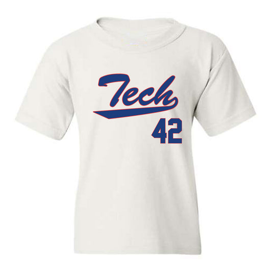 LA Tech - NCAA Softball : Ella Wright - Youth T-Shirt Replica Shersey