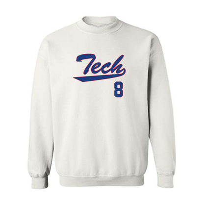 LA Tech - NCAA Softball : Jordyn Manning - Crewneck Sweatshirt Replica Shersey