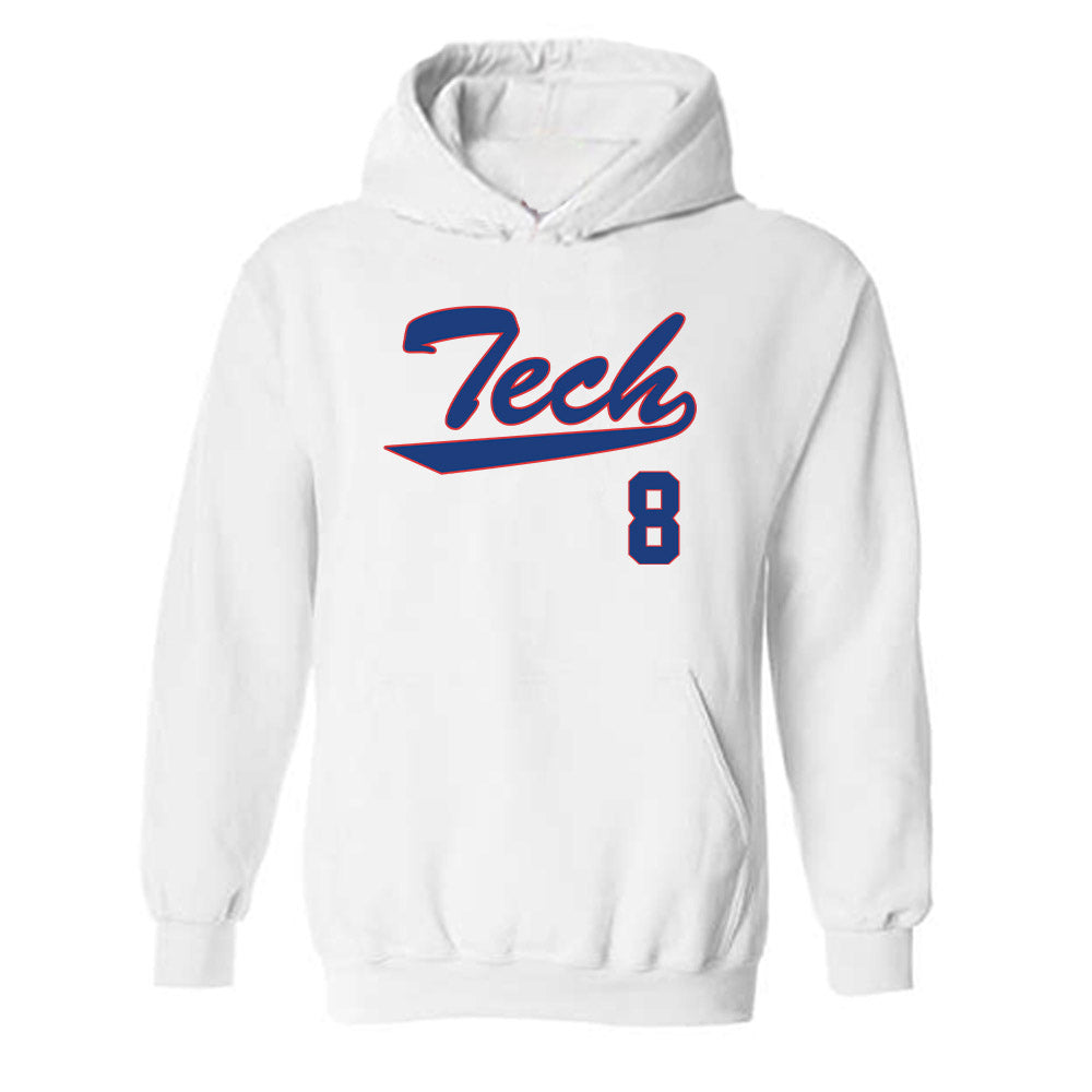 LA Tech - NCAA Softball : Jordyn Manning - Hooded Sweatshirt Replica Shersey