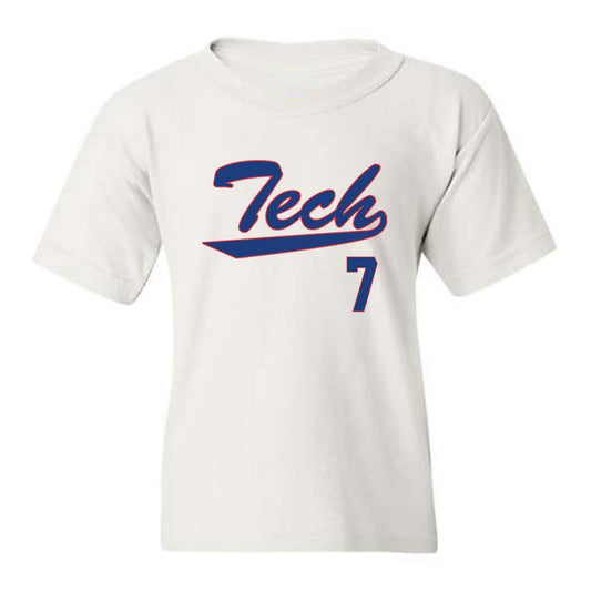 LA Tech - NCAA Softball : Mary Martinez - Youth T-Shirt Replica Shersey