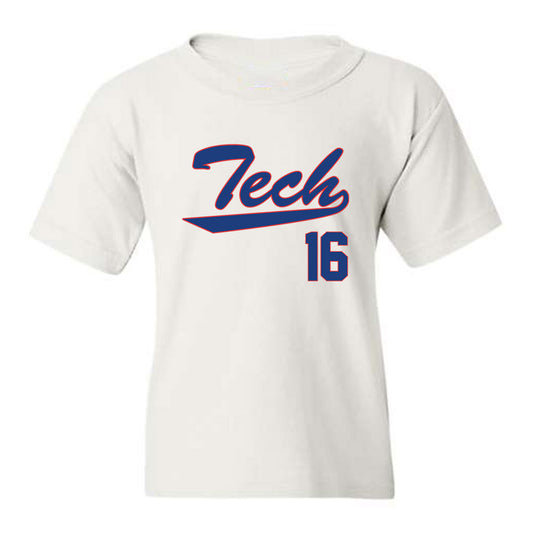 LA Tech - NCAA Softball : Olivia Ellingson - Youth T-Shirt Replica Shersey