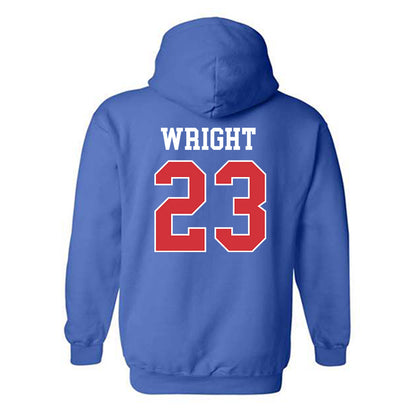 LA Tech - NCAA Softball : Bailey Wright - Hooded Sweatshirt Replica Shersey