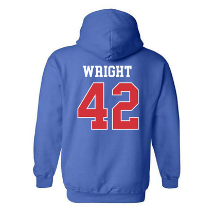 LA Tech - NCAA Softball : Ella Wright - Hooded Sweatshirt Replica Shersey