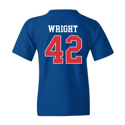 LA Tech - NCAA Softball : Ella Wright - Youth T-Shirt Replica Shersey