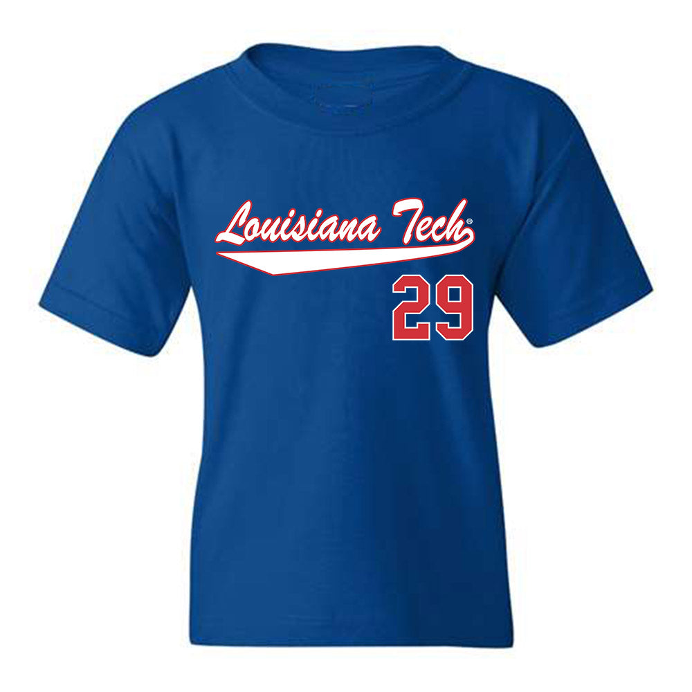 LA Tech - NCAA Softball : Sierra Sacco - Youth T-Shirt Replica Shersey