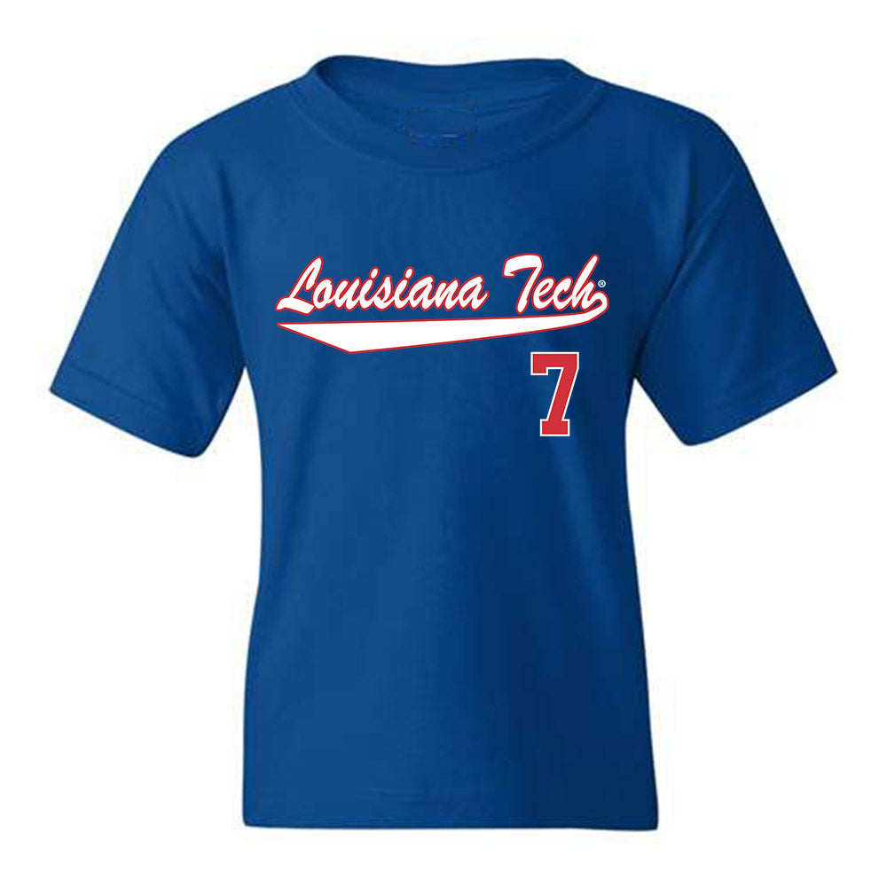 LA Tech - NCAA Softball : Mary Martinez - Youth T-Shirt Replica Shersey