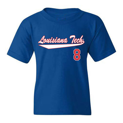 LA Tech - NCAA Softball : Jordyn Manning - Youth T-Shirt Replica Shersey