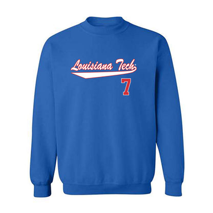 LA Tech - NCAA Softball : Mary Martinez - Crewneck Sweatshirt Replica Shersey