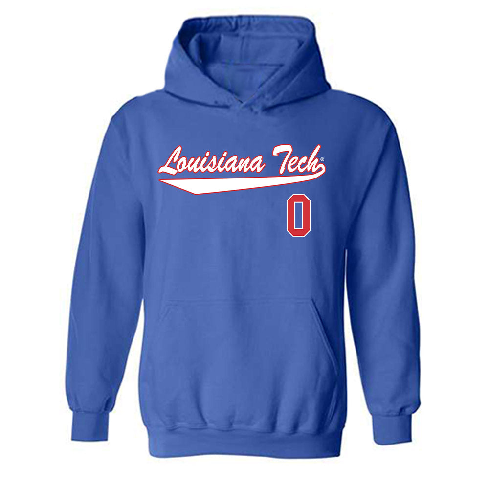 LA Tech - NCAA Softball : Allie Floyd - Hooded Sweatshirt Replica Shersey
