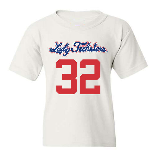 LA Tech - NCAA Women's Basketball : Kate Thompson - Youth T-Shirt Replica Shersey