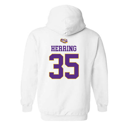 LSU - NCAA Baseball : Griffin Herring - Hooded Sweatshirt Replica Shersey