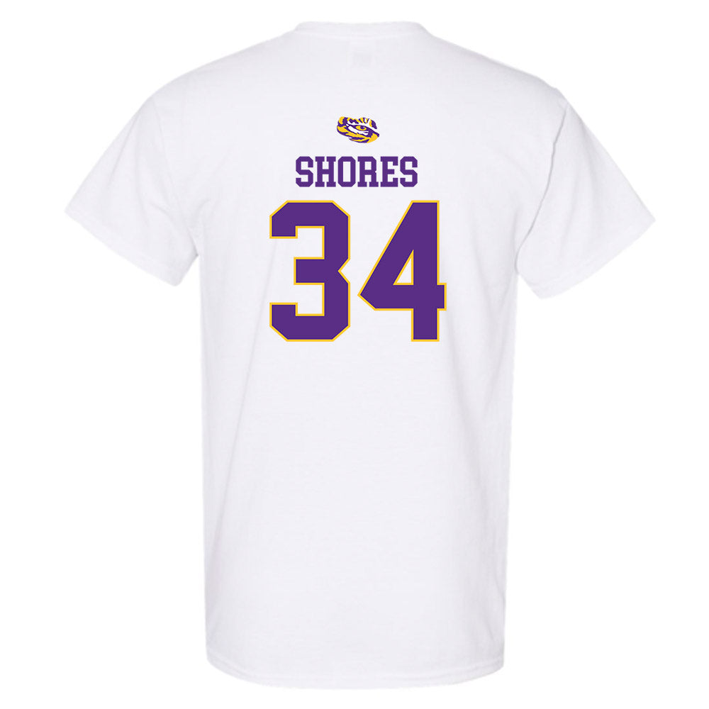 LSU - NCAA Baseball : Chase Shores - T-Shirt Replica Shersey