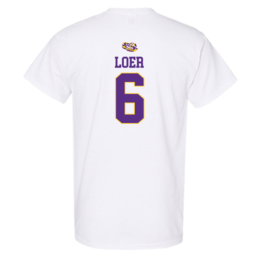 LSU - NCAA Baseball : Justin Loer - T-Shirt Replica Shersey