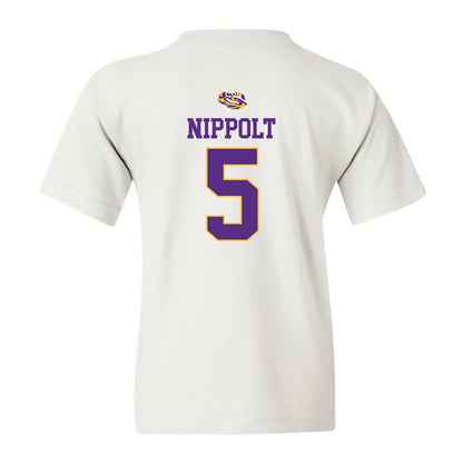 LSU - NCAA Baseball : Ben Nippolt - Youth T-Shirt Replica Shersey