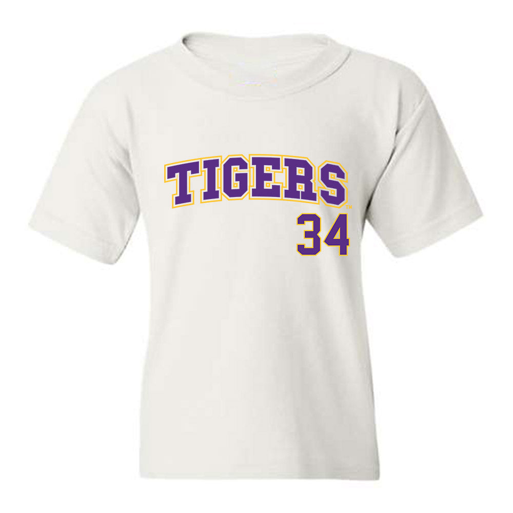 LSU - NCAA Baseball : Chase Shores - Youth T-Shirt Replica Shersey