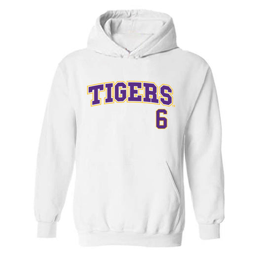 LSU - NCAA Baseball : Justin Loer - Hooded Sweatshirt Replica Shersey