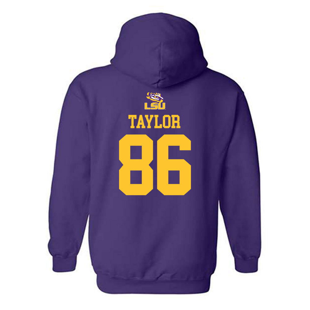 LSU - NCAA Football : Mason Taylor - Replica Shersey Hooded Sweatshirt