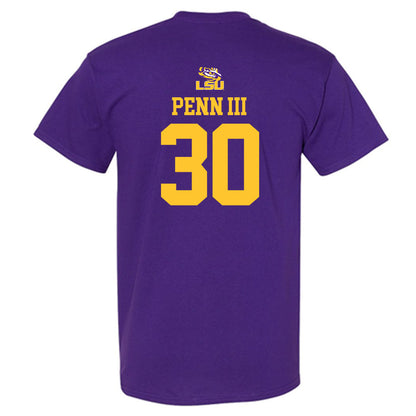 LSU - NCAA Football : Greg Penn III - Replica Shersey Short Sleeve T-Shirt