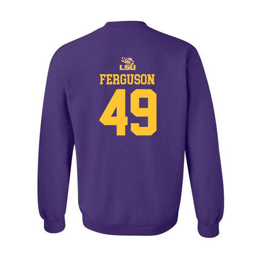 LSU - NCAA Football : Jonathan Ferguson - Replica Shersey Sweatshirt