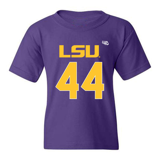 LSU - NCAA Football : Slade Roy - Youth T-Shirt Replica Shersey