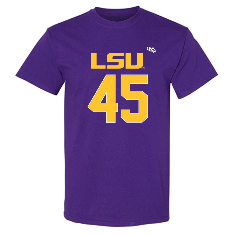 LSU - NCAA Football : Jake Davis - T-Shirt Replica Shersey