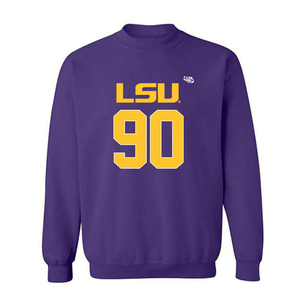 LSU - NCAA Football : Jacobian Guillory - Replica Shersey Sweatshirt