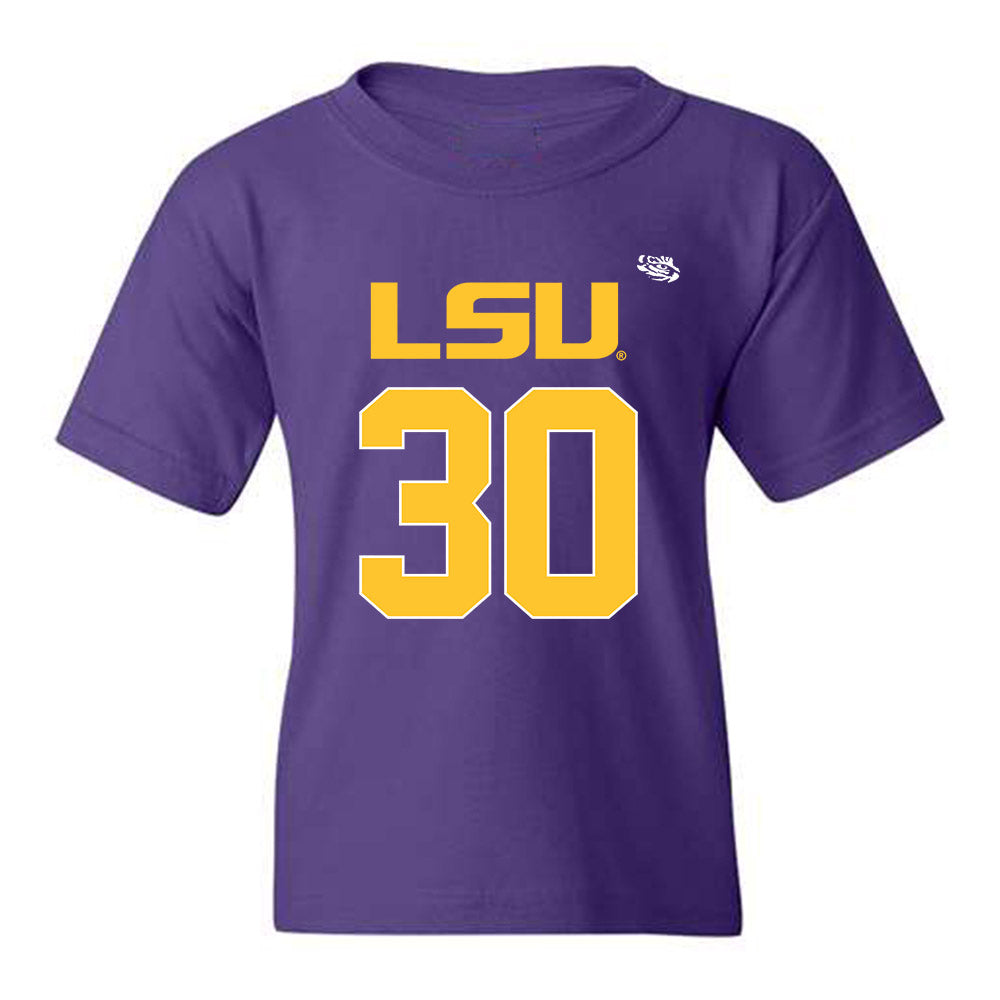 LSU - NCAA Football : Greg Penn III - Replica Shersey Youth T-Shirt