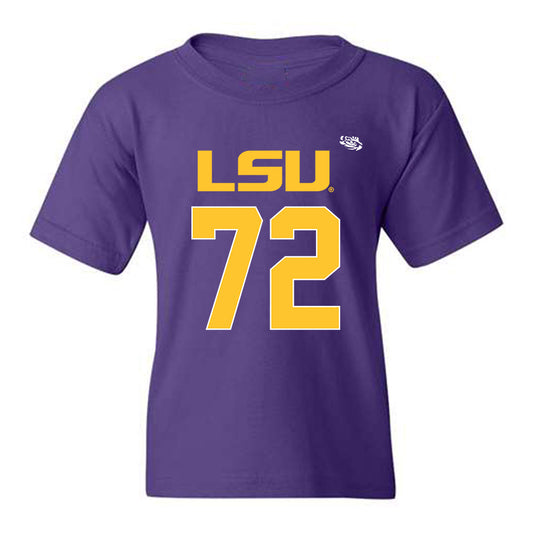 LSU - NCAA Football : Garrett Dellinger - Replica Shersey Youth T-Shirt