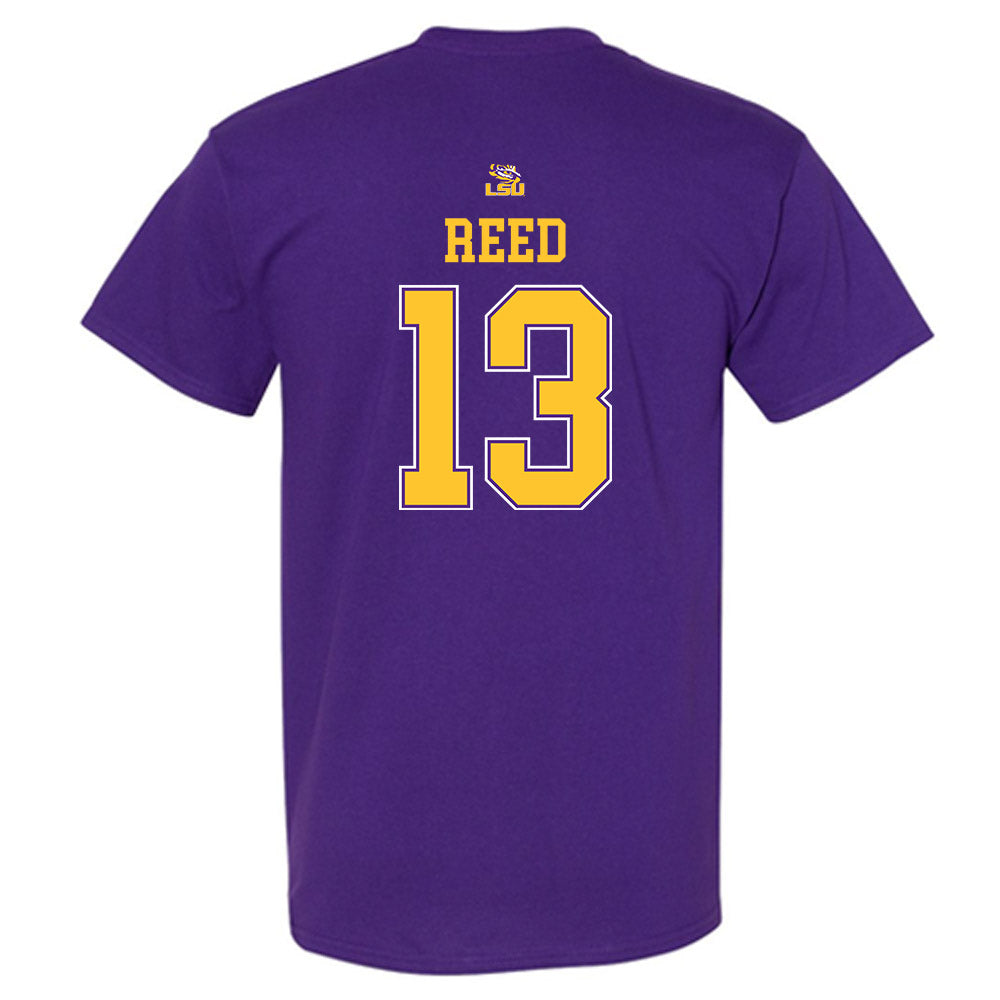 LSU - NCAA Men's Basketball : Jalen Reed - T-Shirt Replica Shersey