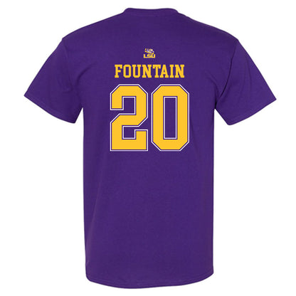 LSU - NCAA Men's Basketball : Derek Fountain - T-Shirt Replica Shersey