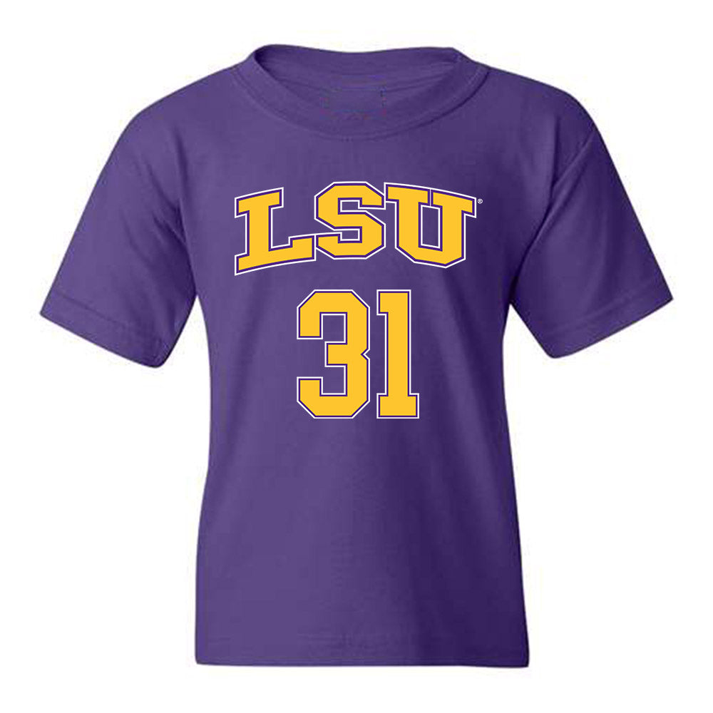 LSU - NCAA Men's Basketball : Samuel Gaylor - Youth T-Shirt Replica Shersey