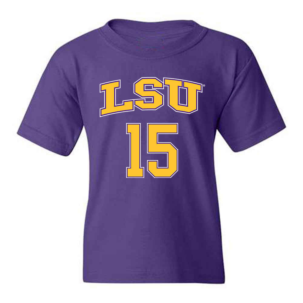 LSU - NCAA Men's Basketball : Tyrell Ward - Youth T-Shirt Replica Shersey