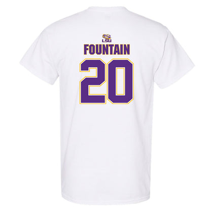 LSU - NCAA Men's Basketball : Derek Fountain - T-Shirt Replica Shersey