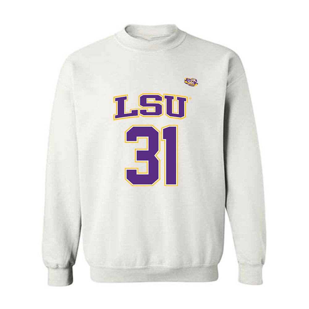 LSU - NCAA Men's Basketball : Samuel Gaylor - Crewneck Sweatshirt Replica Shersey